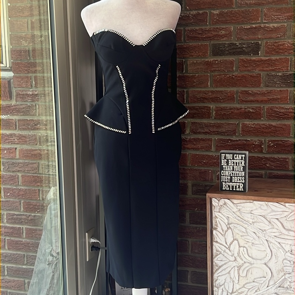 Chiara Boni La Petite Robe Terenzia Strapless Dress size 40/US 4 NWT - Picture 5 of 8